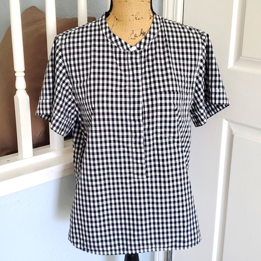JCrew gingham top